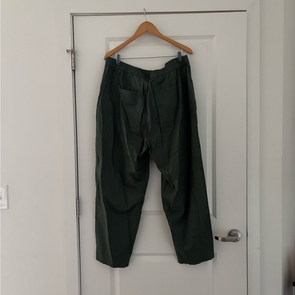 NWT Lintico Simple Button Fly Pants Heidi Linen Lagenlook - Picture 9 of 10